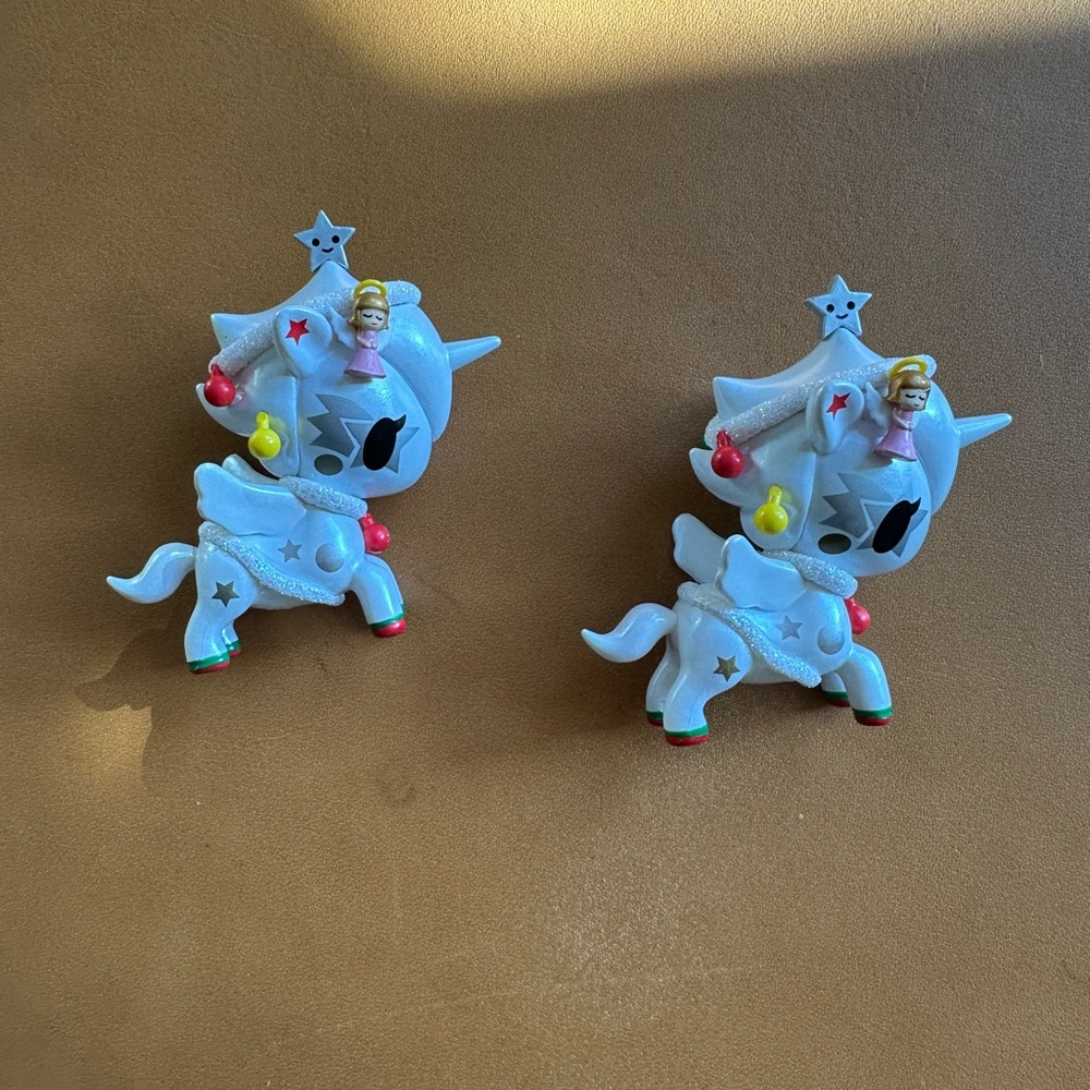 Christmas holiday Tokidoki unicorno. $10 each